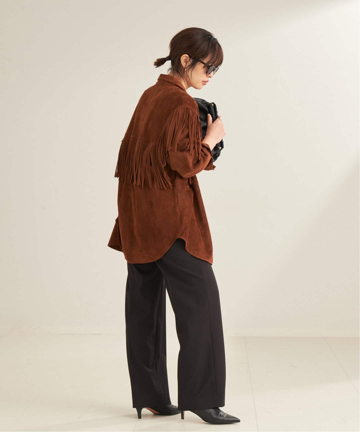 THE GREAT./ザ グレイト THE SUEDE FRINGE SHIRTS ジャケット（その他