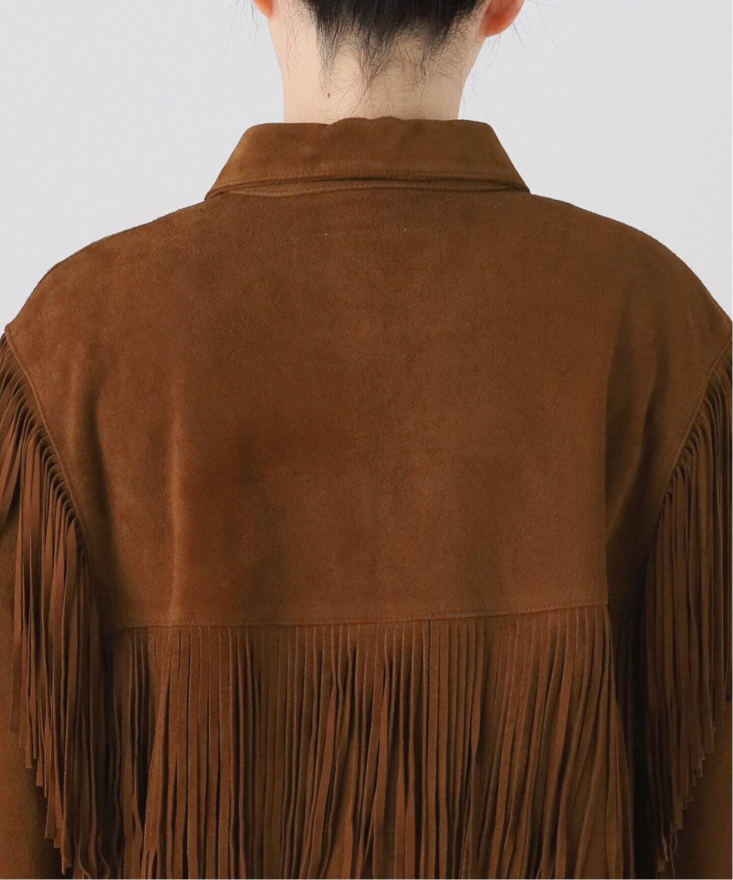 THE GREAT./ザ グレイト THE SUEDE FRINGE SHIRTS ジャケット（その他 