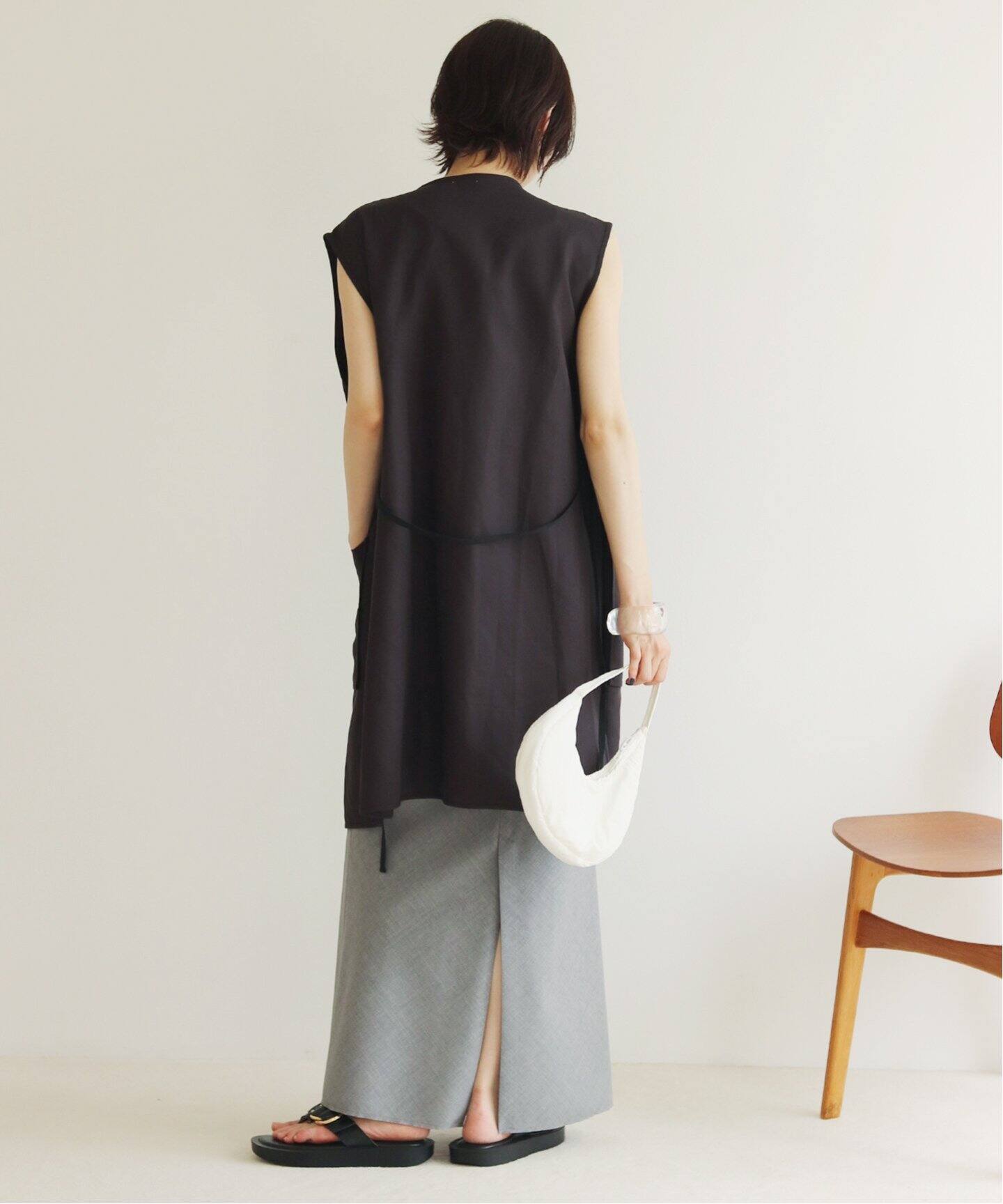 SEEALL/シーオール PIPING ロングジレ（ジレ）｜Plage（プラージュ）の 