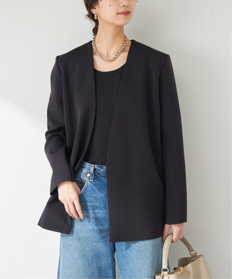 ADORE/アドーア】 ジャケット（ノーカラージャケット）｜Plage  