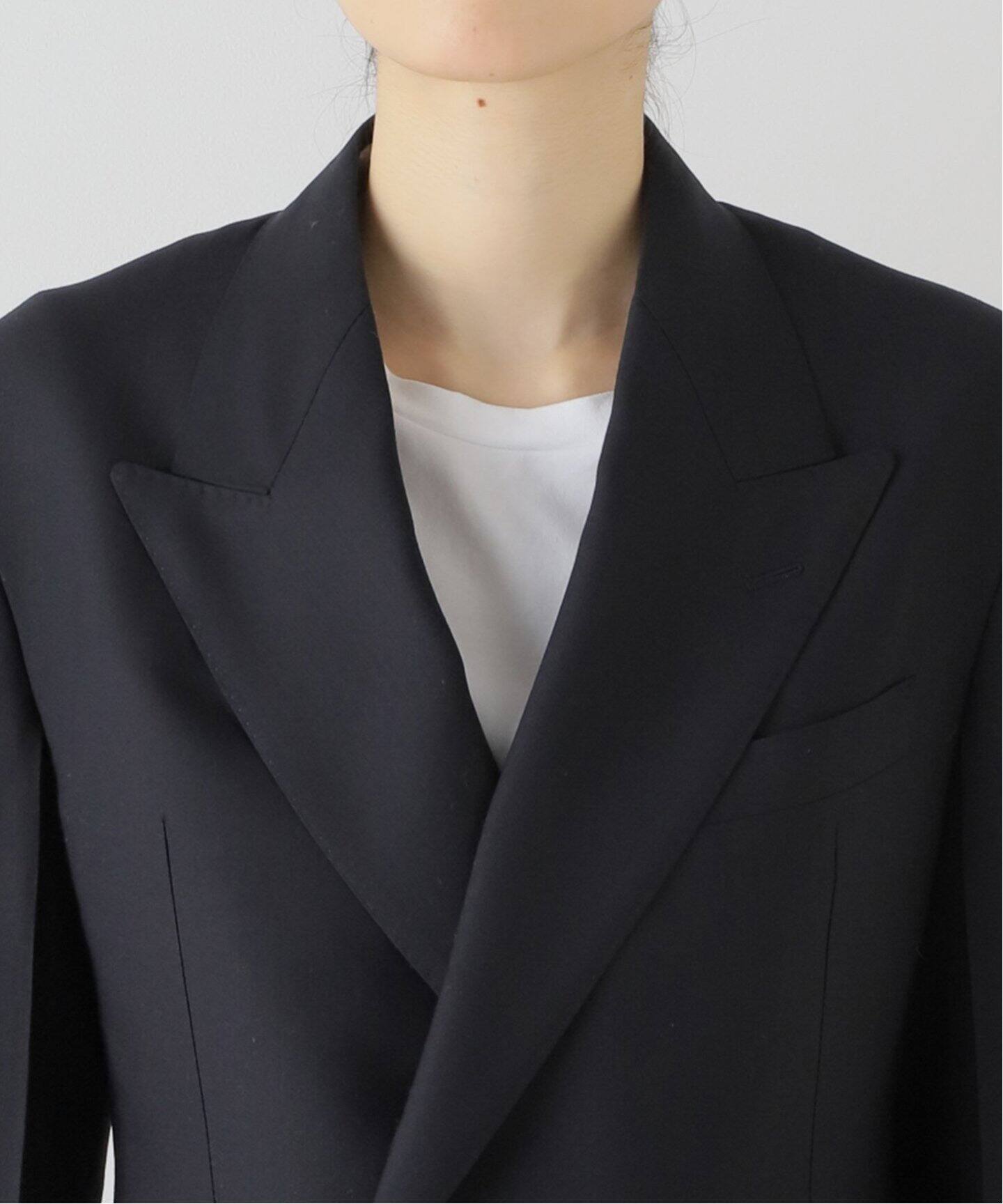 BOWTE/バウト】Wool Mohair Doskin Navy ジャケット（テーラード 