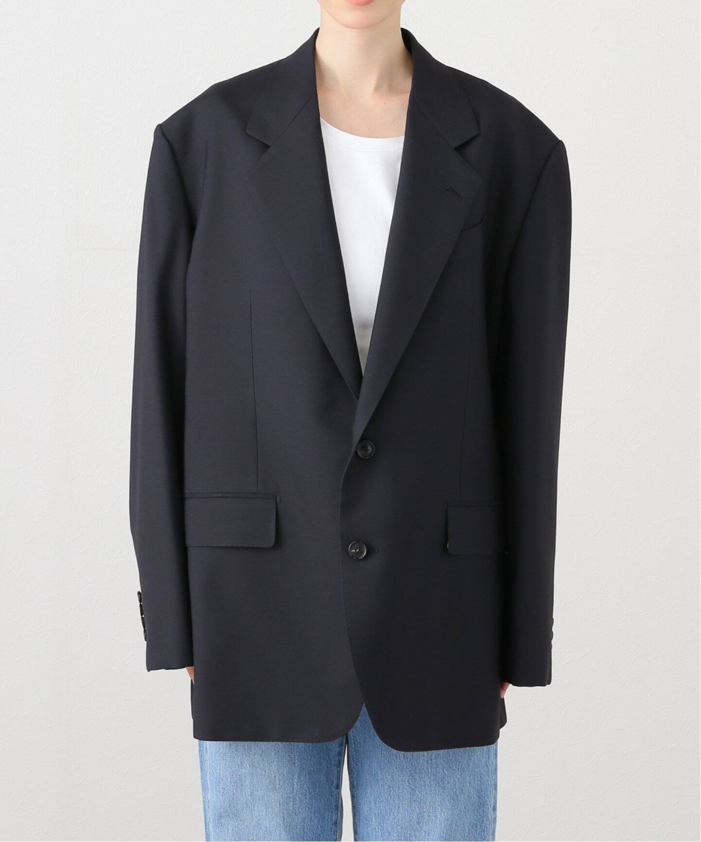 BOWTE（バウト） WORSTED DOESKIN NAVY BLAZER 242060002（テーラード  