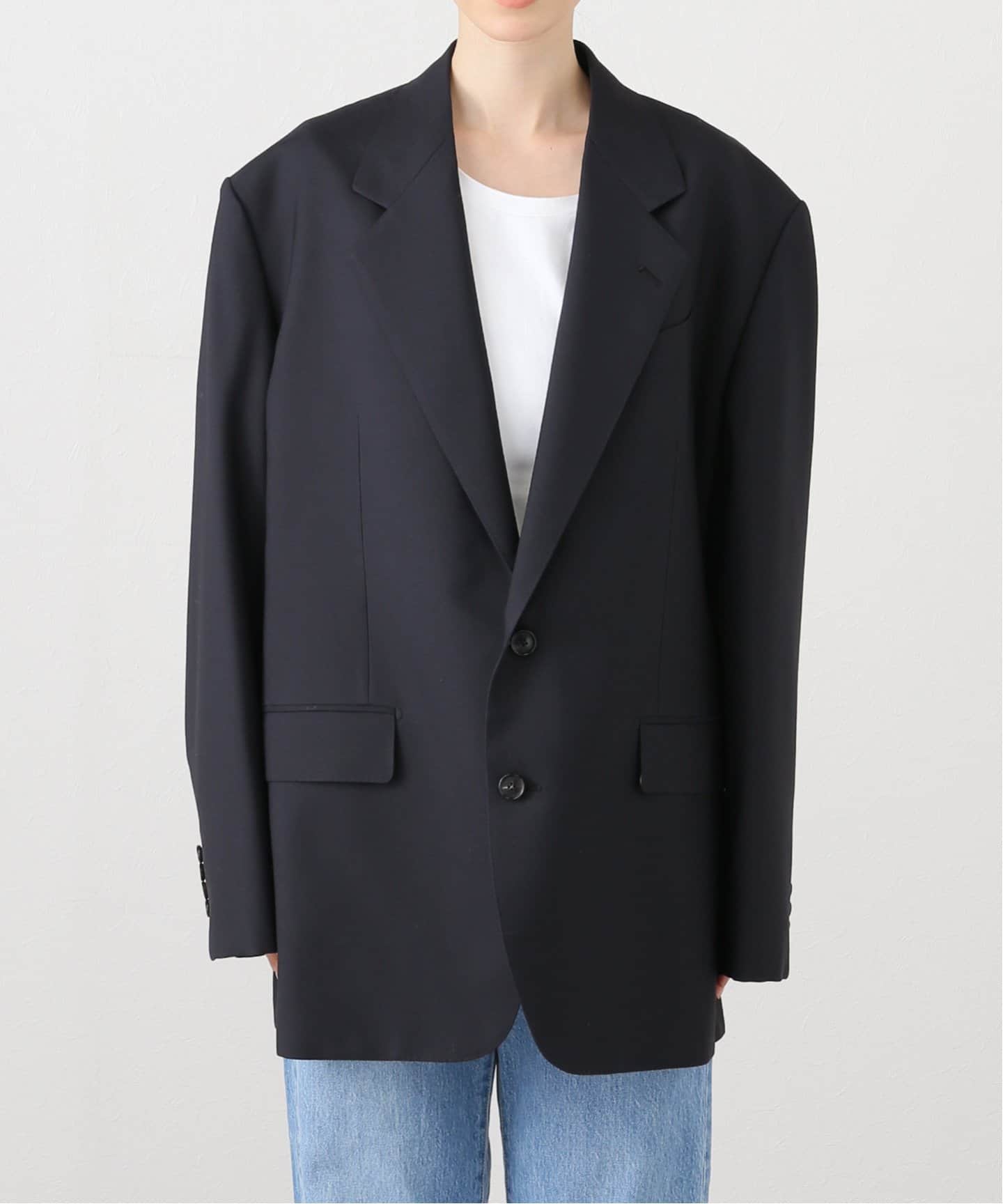 BOWTE（バウト） WORSTED DOESKIN NAVY BLAZER 242060002（テーラード