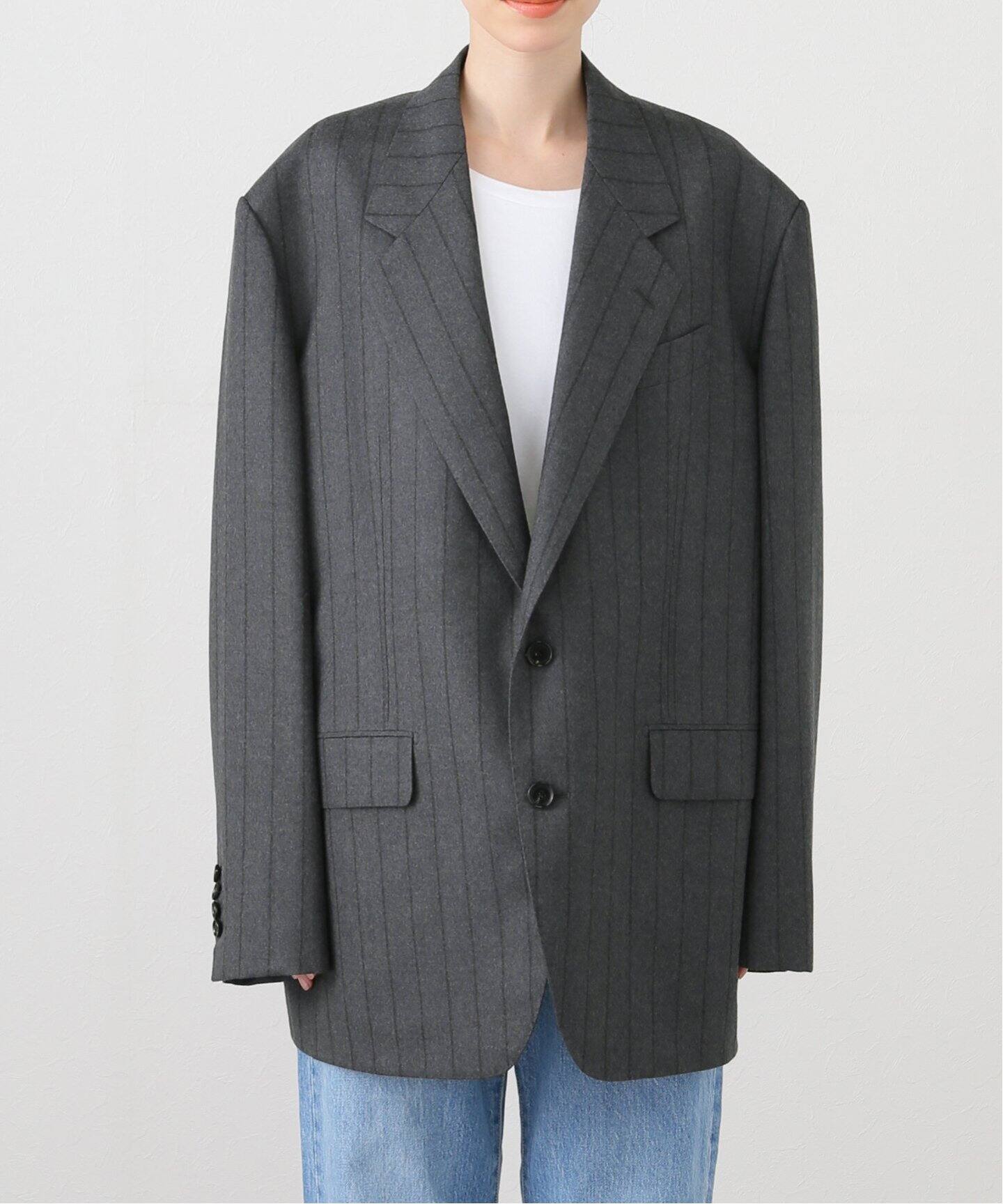 BOWTE （バウト） FOX BROTHERS BANKERS STRIPE 242060003（テーラード 