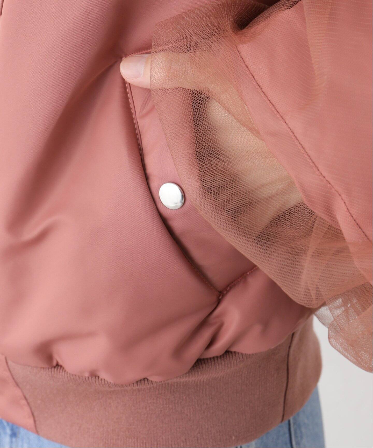 CHIKA KISADA TULLE BLOUSON CC-24204：ブルゾン（その他ブルゾン 