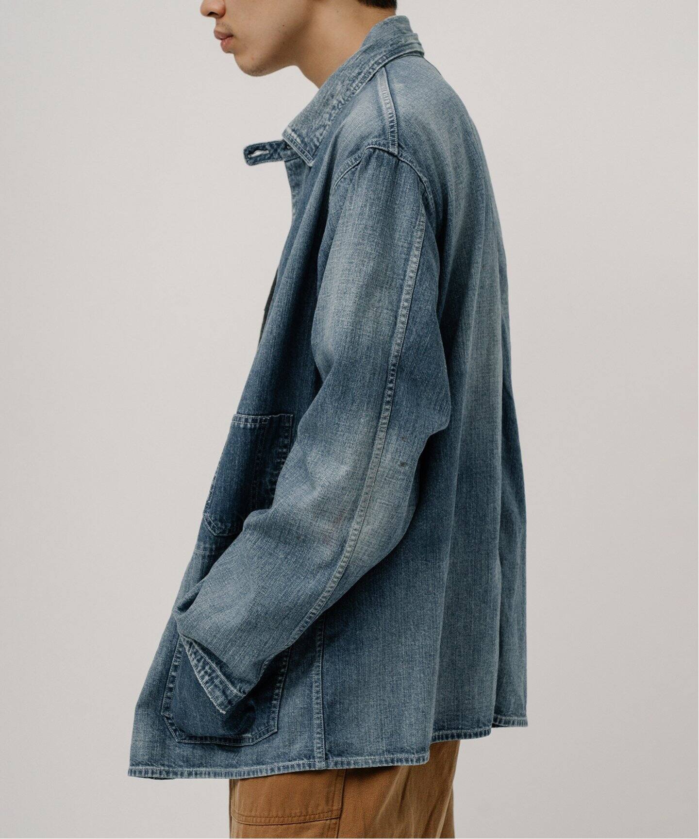 【 Rさん専用】A.PRESSE Vintage Denim Coverall A.PRESSE 24SS 新作 Unknown Vintage Denim Coverall style 2024.2.29