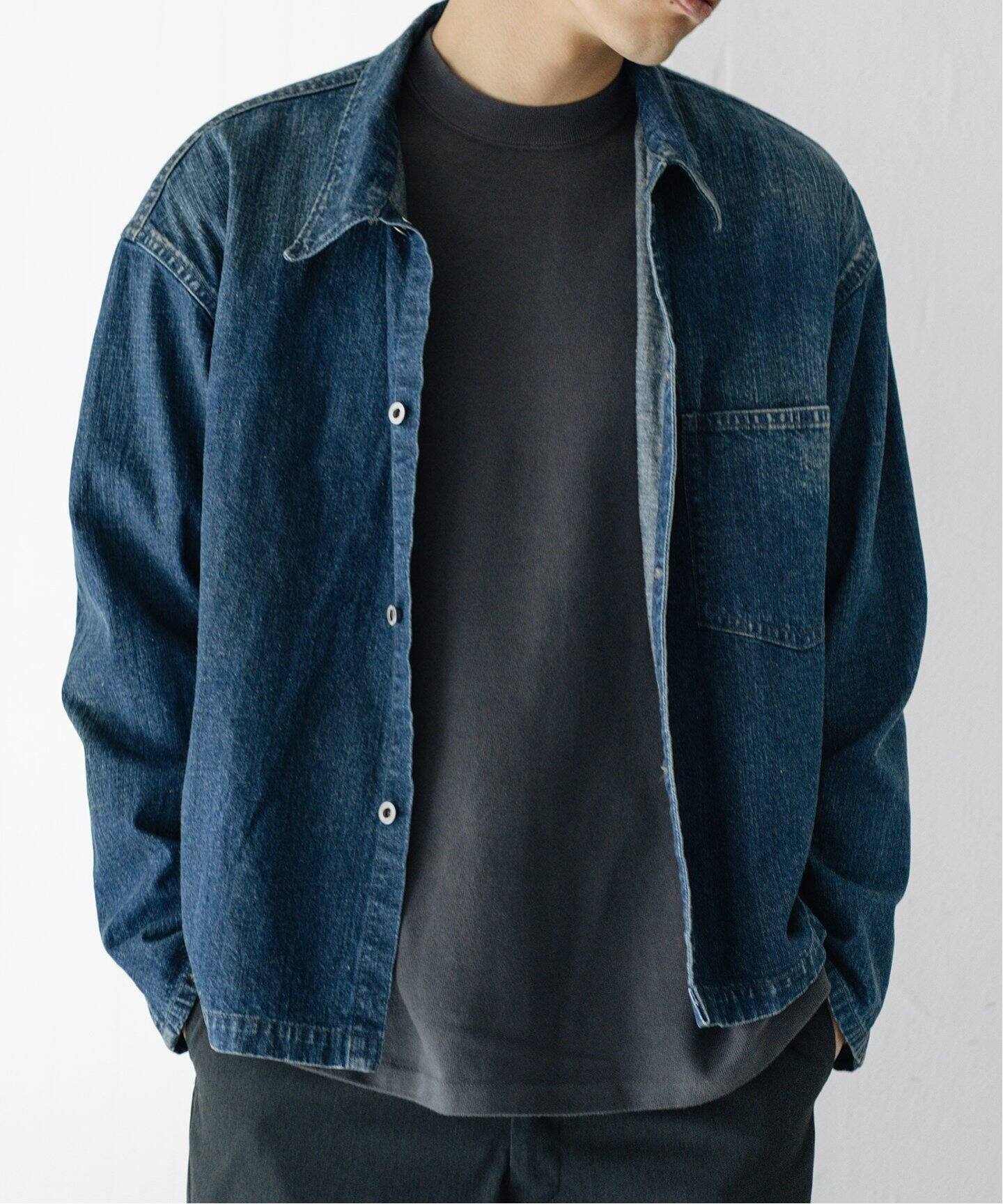 A.PRESSE / アプレッセ】US NAVY Denim Jacket（デニムジャケット）｜L  
