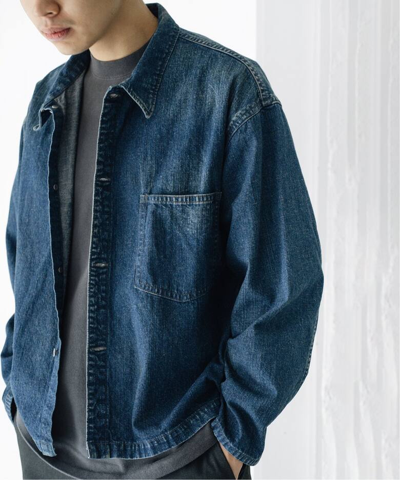 A.PRESSE / アプレッセ】US NAVY Denim Jacket（デニムジャケット）｜L 