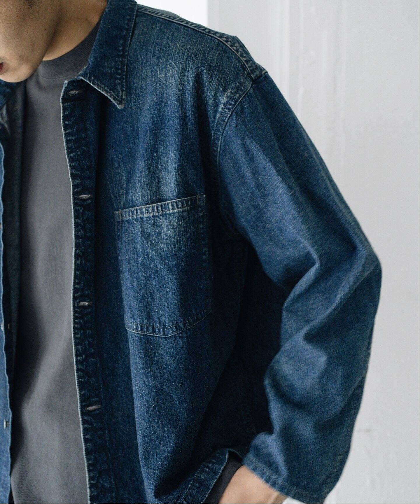 A.PRESSE / アプレッセ】US NAVY Denim Jacket（デニムジャケット）｜L 