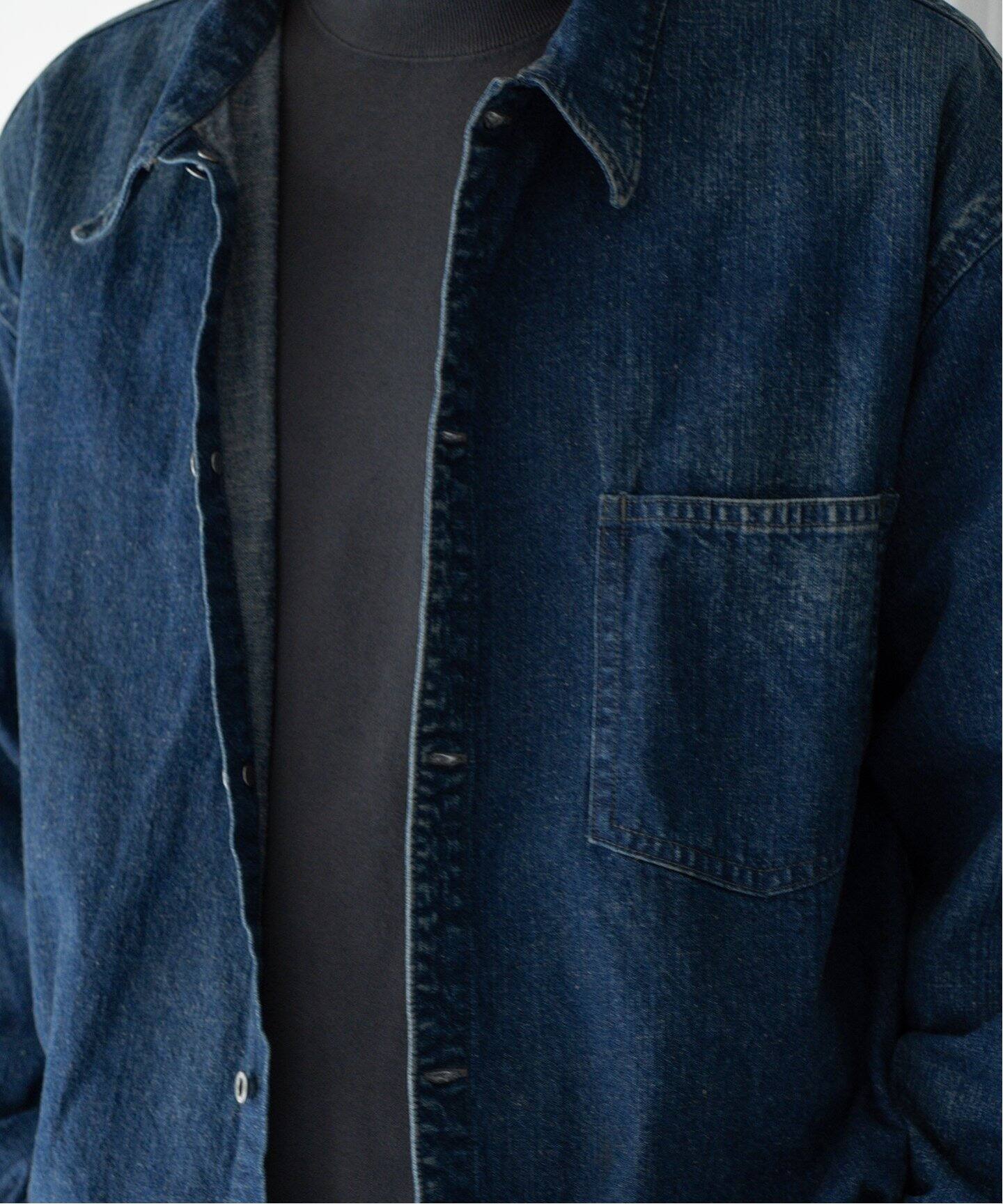 A.PRESSE / アプレッセ】US NAVY Denim Jacket（デニムジャケット）｜L 
