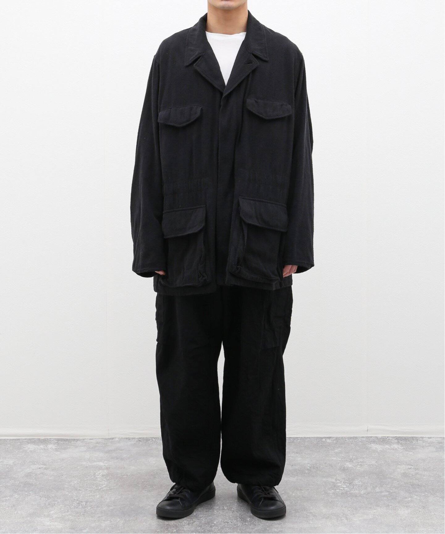 COMOLI / コモリ】シルクネップ ミリタリージャケット（ミリタリー  