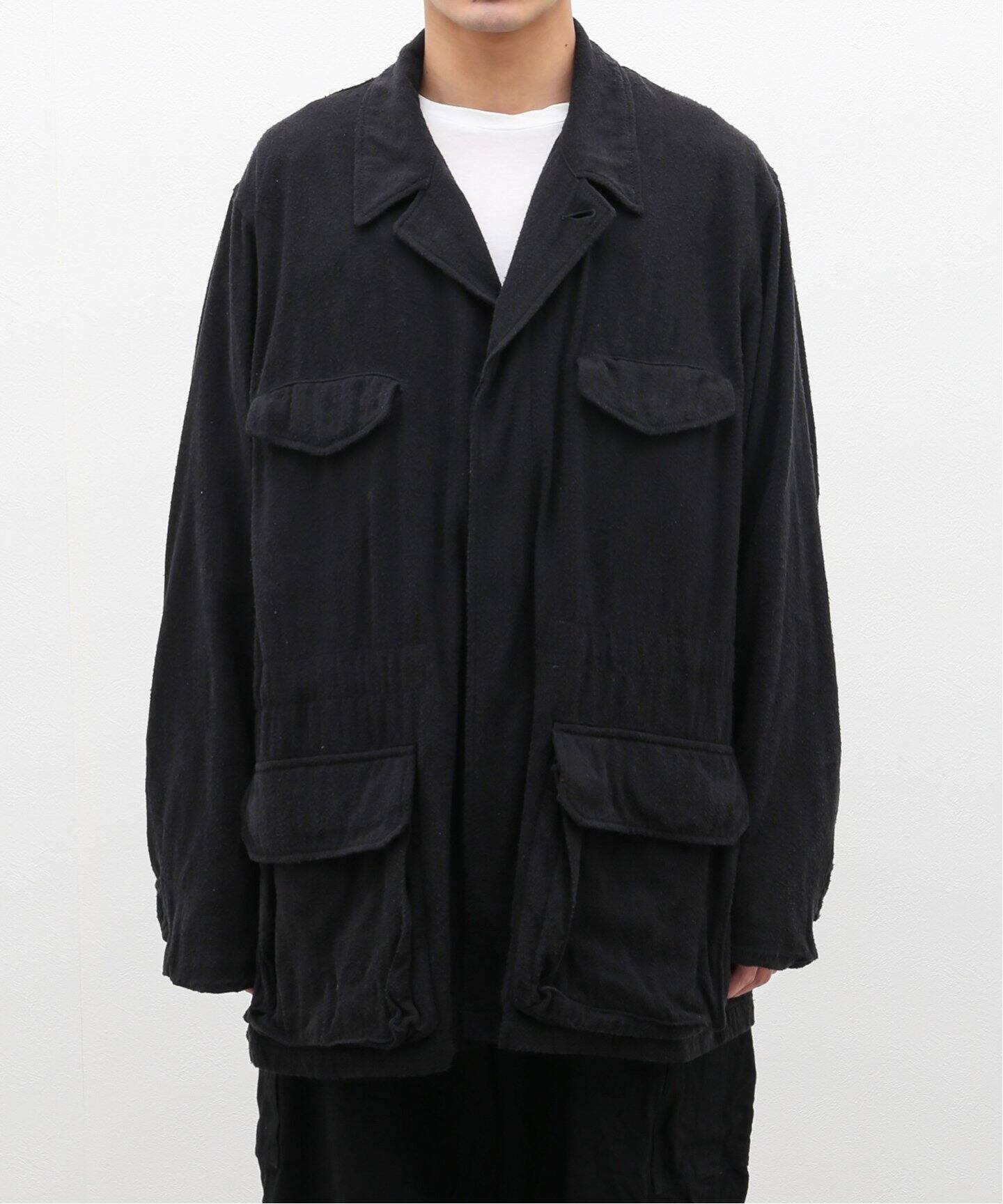 COMOLI / コモリ】シルクネップ ミリタリージャケット（ミリタリー  