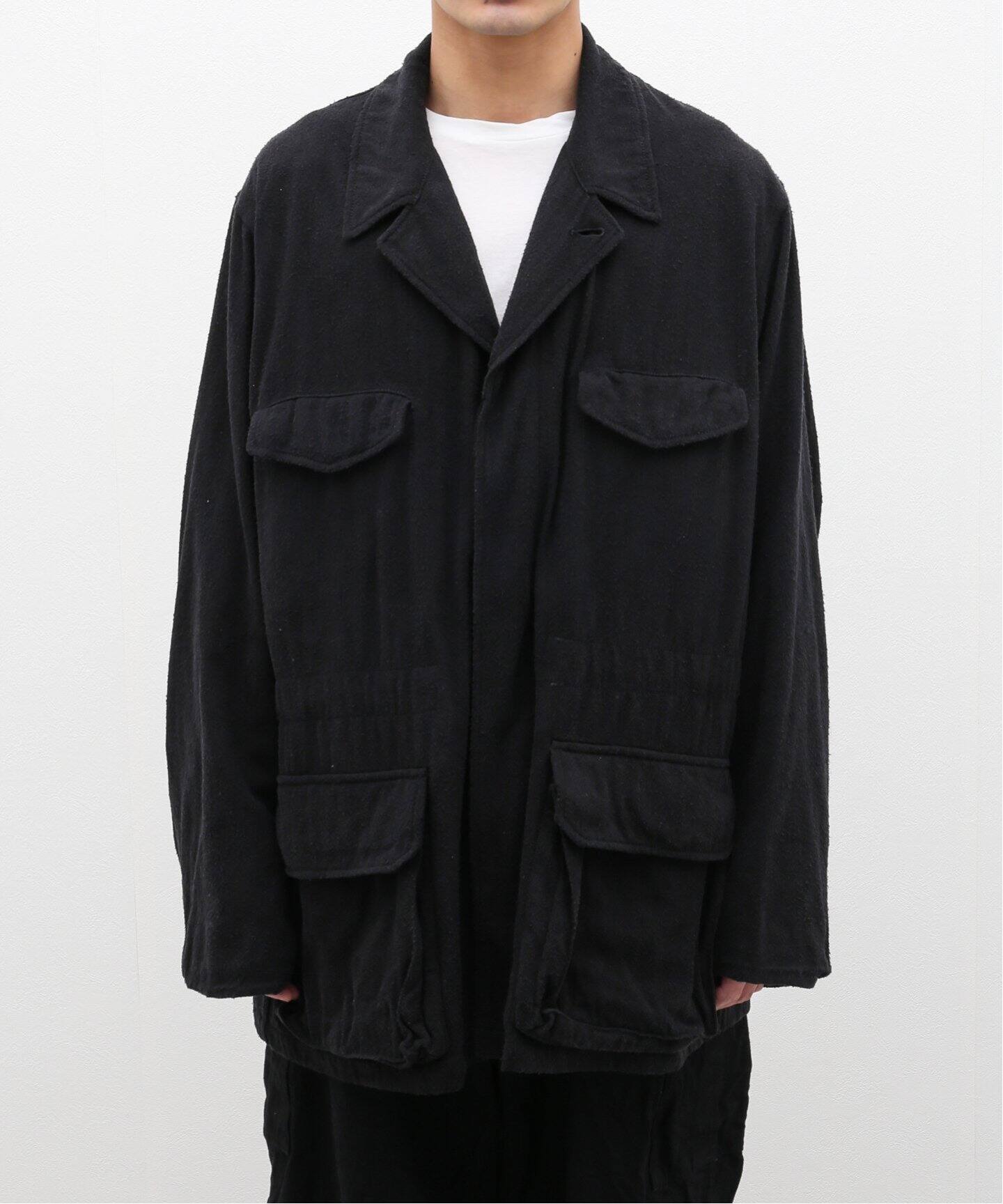 COMOLI / コモリ】シルクネップ ミリタリージャケット（ミリタリー  