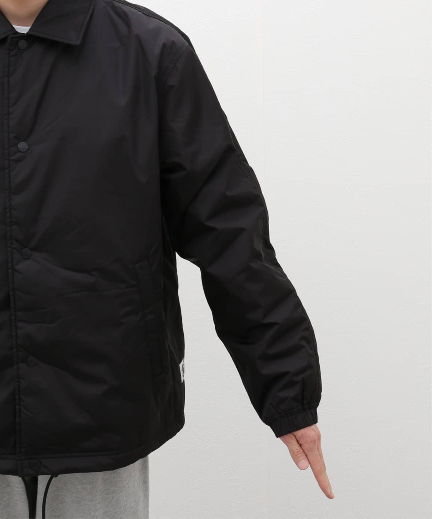 ECONYL SATIN NYLON COACH'S JACKET（ナイロンジャケット