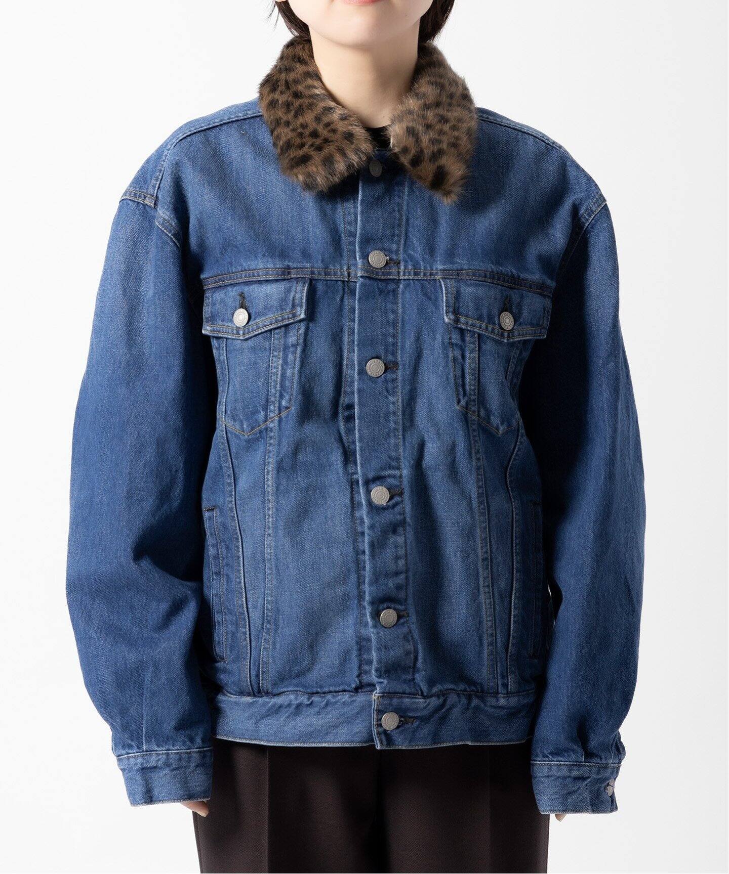 ヒョウ柄ミニスカート (ZARAリメイク品) （レオパード ワイド