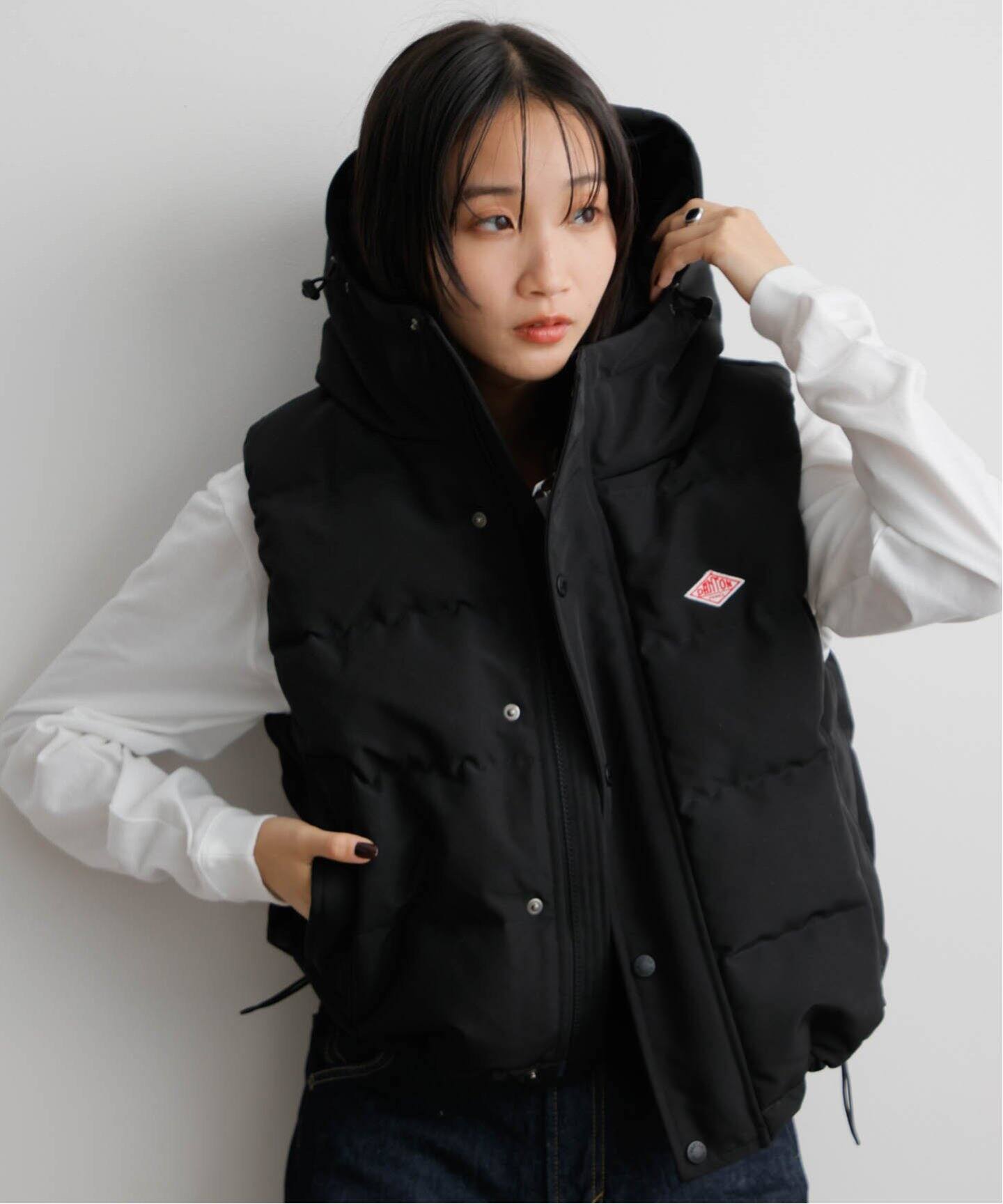 DANTON POLYESTER DOWN ZIP VEST（ダウン・中綿ベスト）｜BOICE FROM 