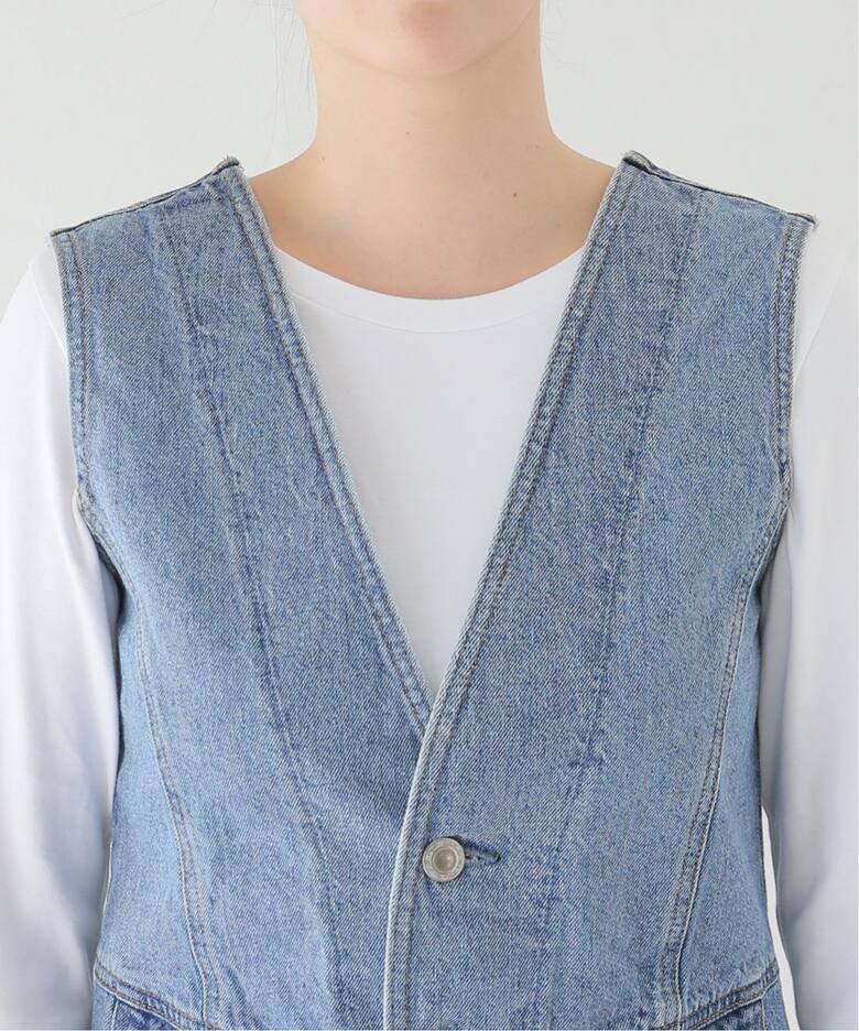【SOMETHING/サムシング】DENIM VEST（ベスト）｜BOICE FROM BAYCREW'S（ボイスフロムベイクルーズ）の通販