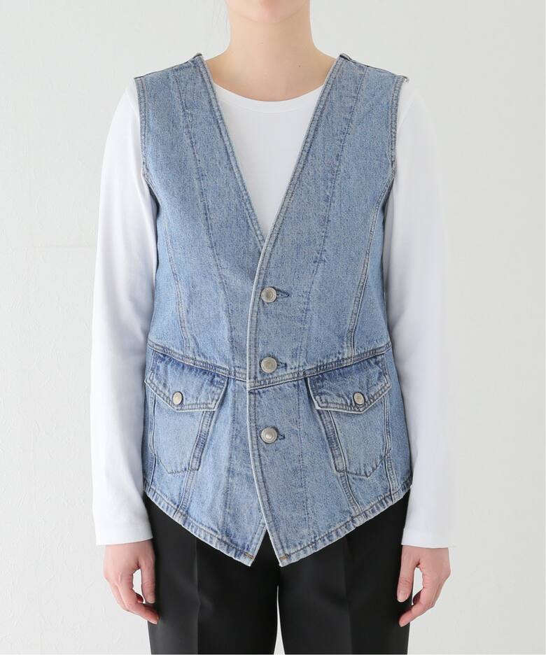 【SOMETHING/サムシング】DENIM VEST（ベスト）｜BOICE FROM BAYCREW'S（ボイスフロムベイクルーズ）の通販