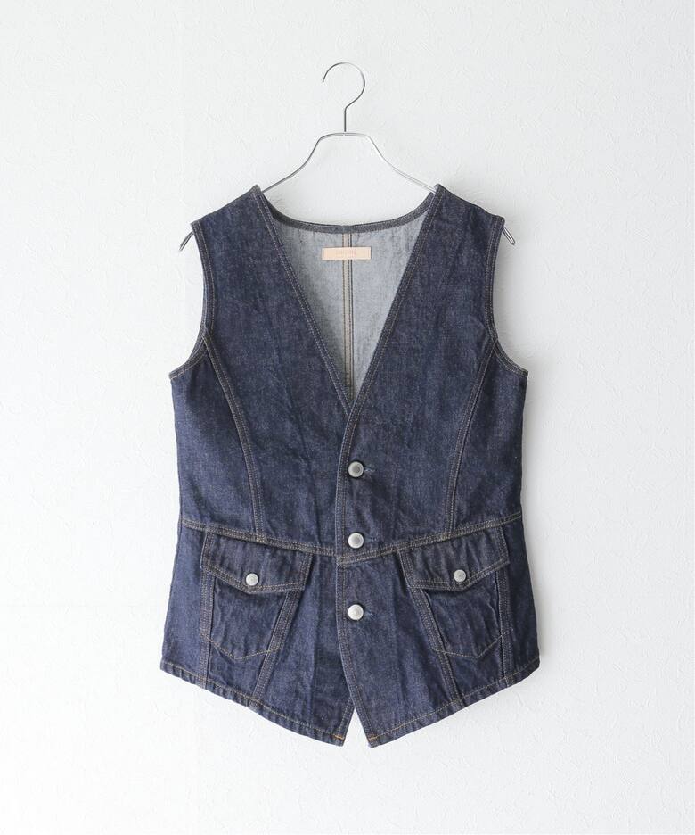 【SOMETHING/サムシング】DENIM VEST（ベスト）｜BOICE FROM BAYCREW'S（ボイスフロムベイクルーズ）の通販