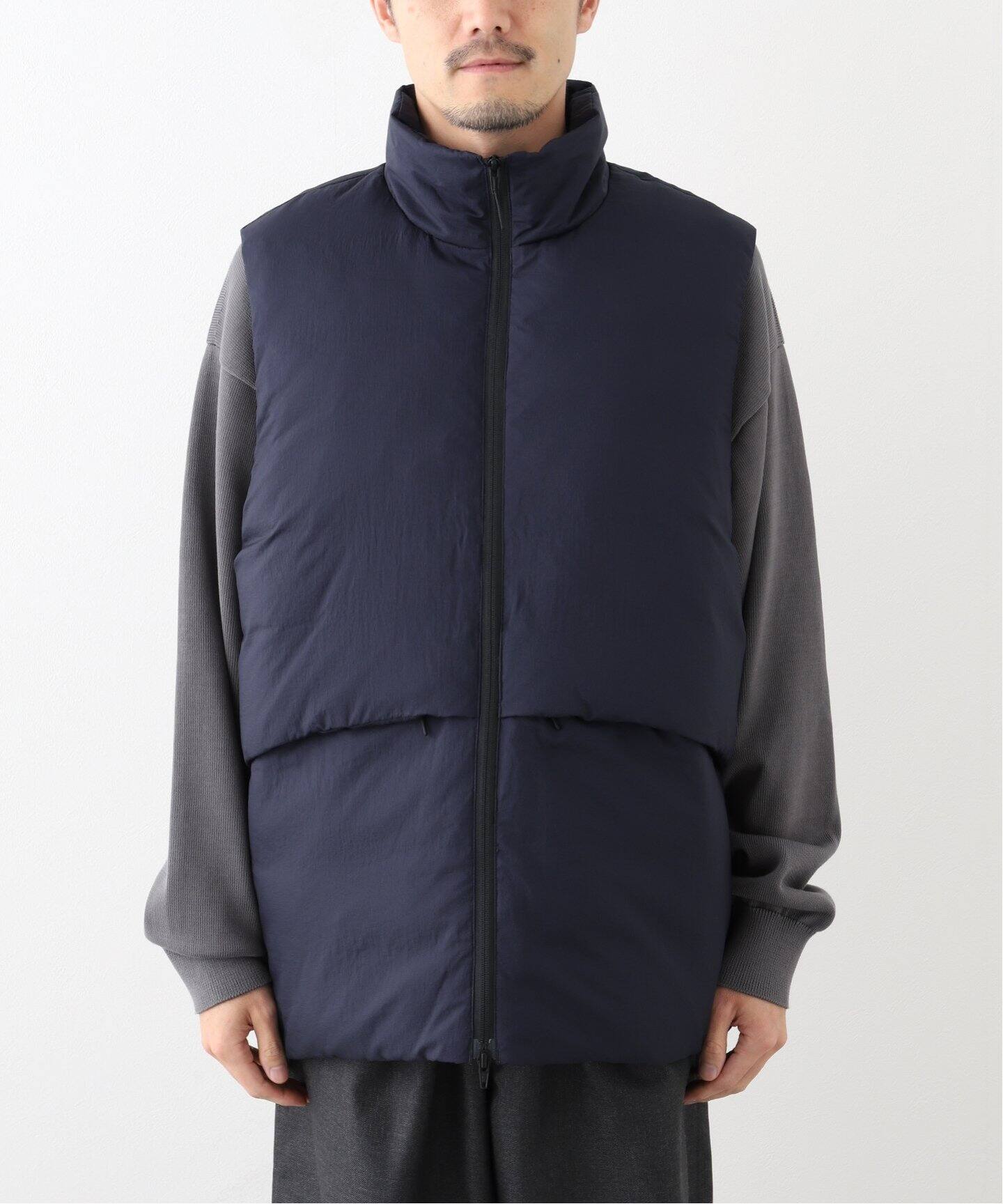 ES.1 Light Down Vest L ネイビーベスト