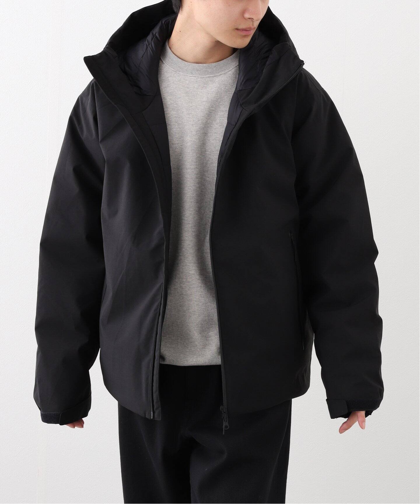 ES.1 Water Proof 3lyr down hoodie （UNISEX)（ダウンジャケット 