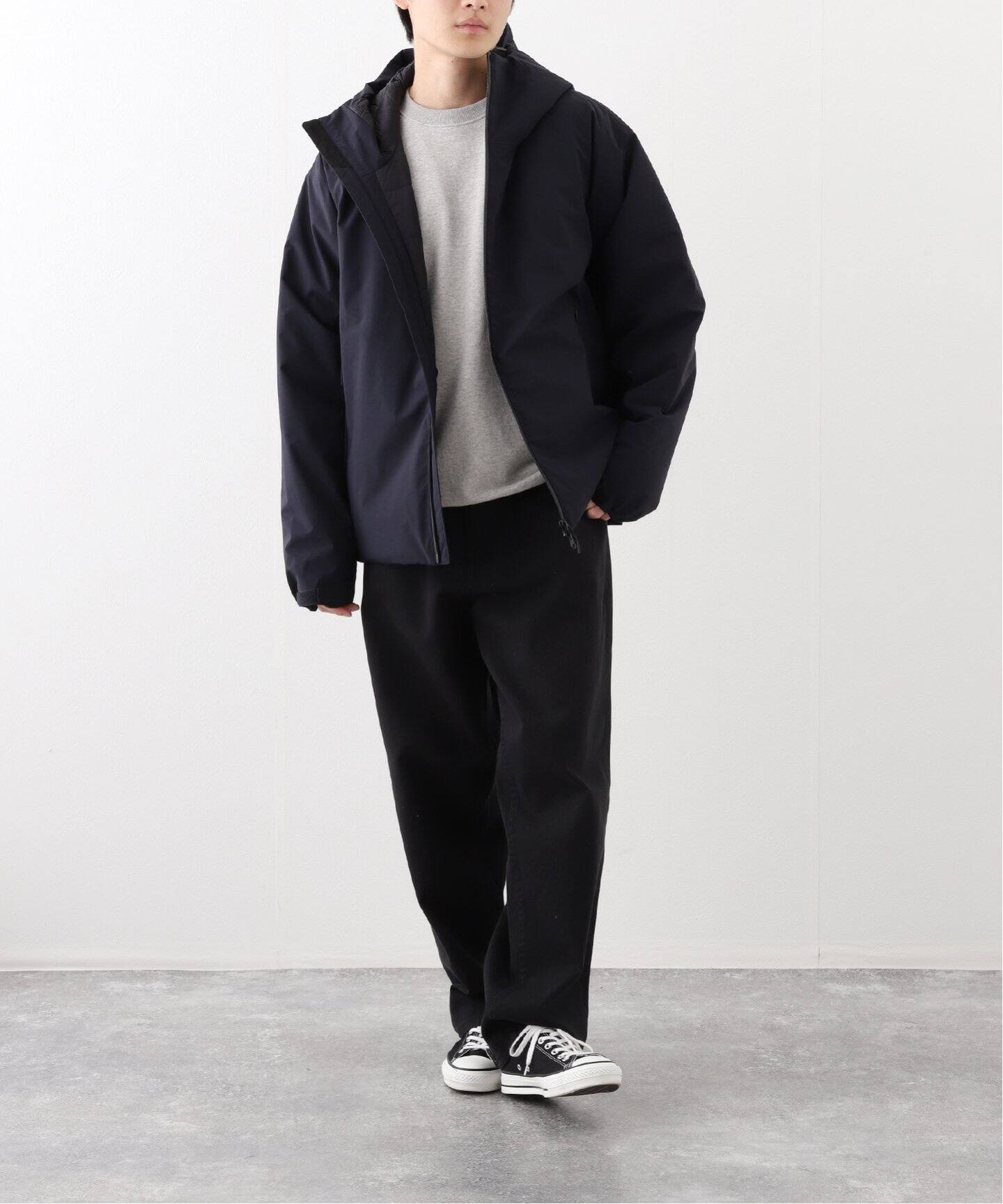 ES.1 Water Proof 3lyr down hoodie （UNISEX)（ダウンジャケット 