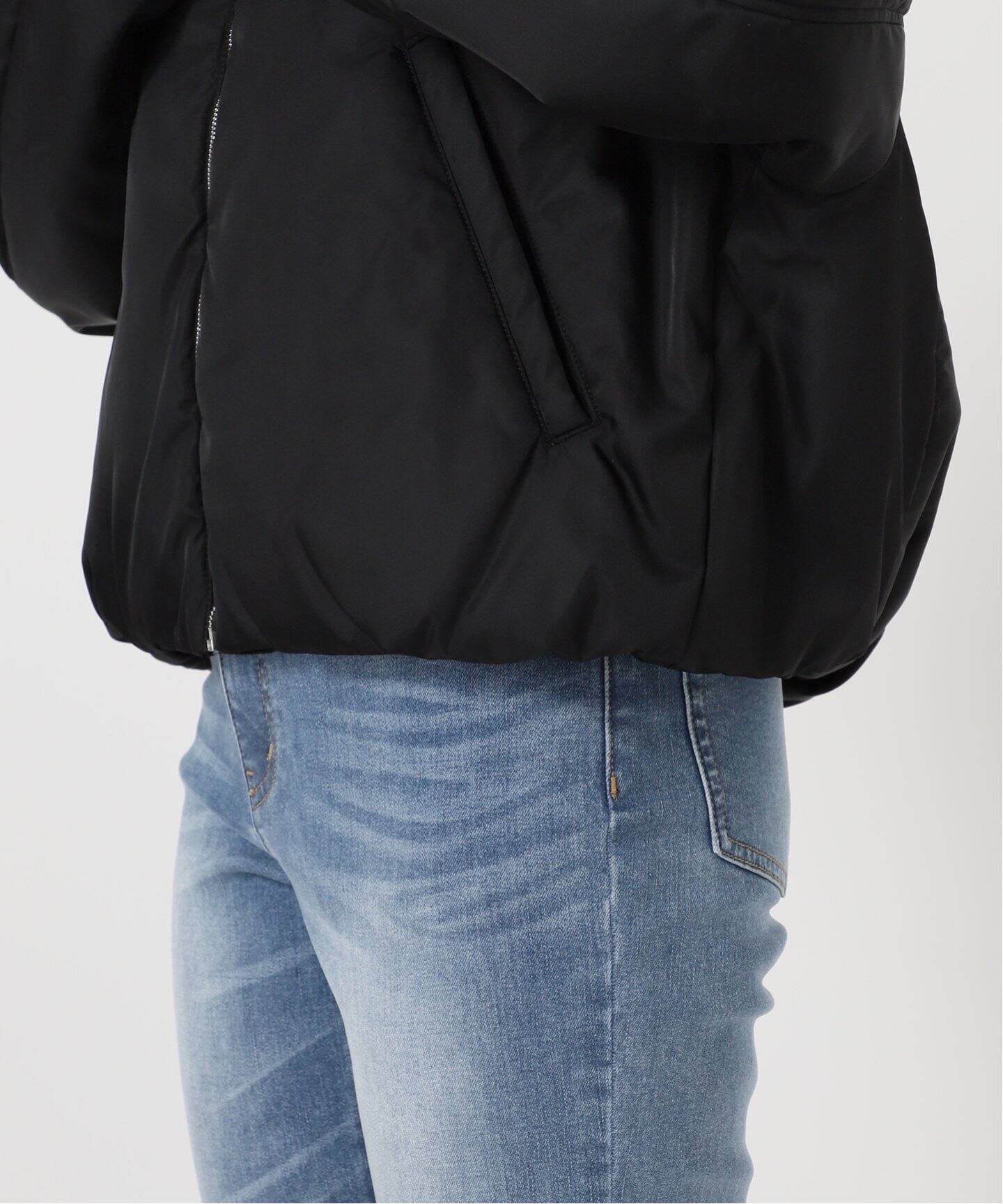 極美品TICCA ティッカ ショートジャケットMA-1 ネイビー 極美品TICCA ティッカ ショートジャケットMA-1 ネイビー