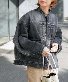 51/2 1ST-LINE STUDS DENIM ジャケットのコーディネートスナップ（yuka 