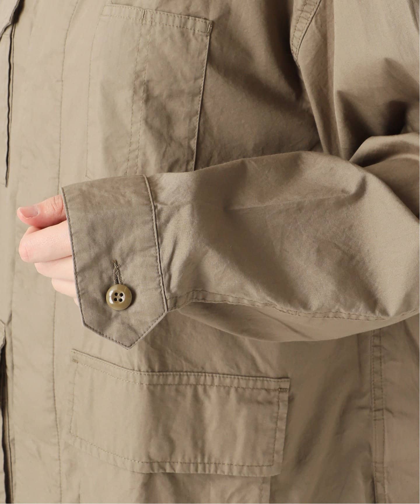 Spick & Span スピックアンドスパン　ライトミニタリーブルゾンSサイズ Spick & Span スピックアンドスパン ライトミニタリーブルゾンS