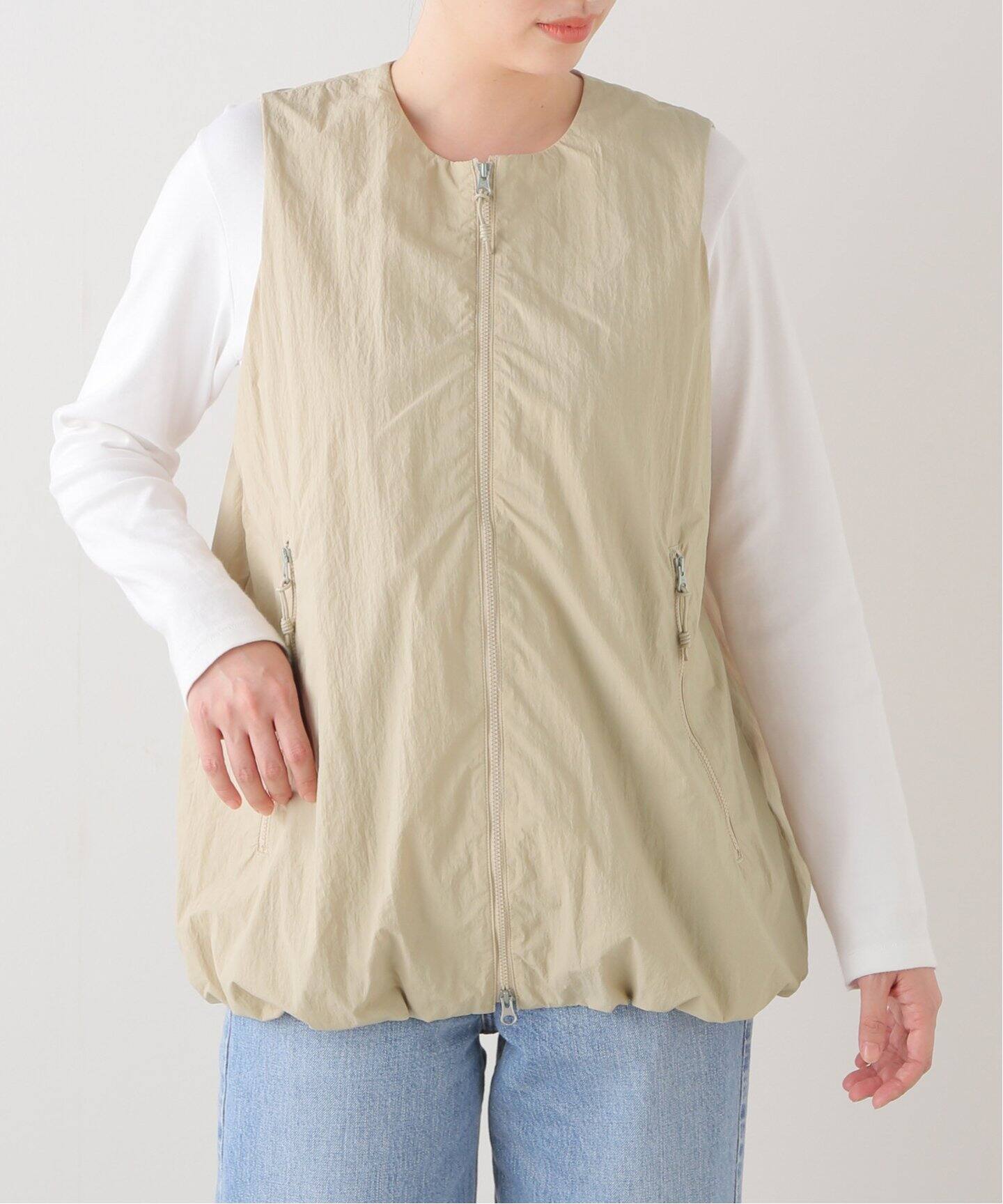 ナイロンジップベスト（ベスト）｜Spick and Span（スピック＆スパン  