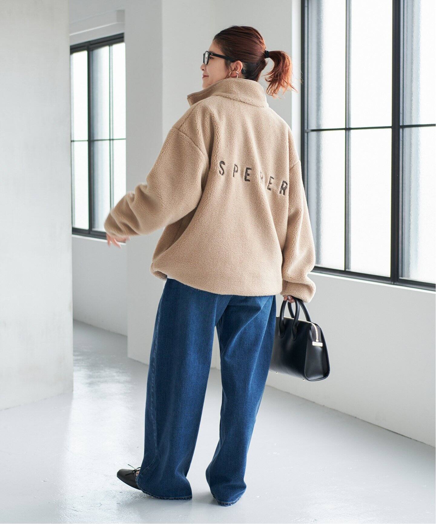 WEB限定》バックロゴボアブルゾン（ボア・フリース）｜Spick & Span