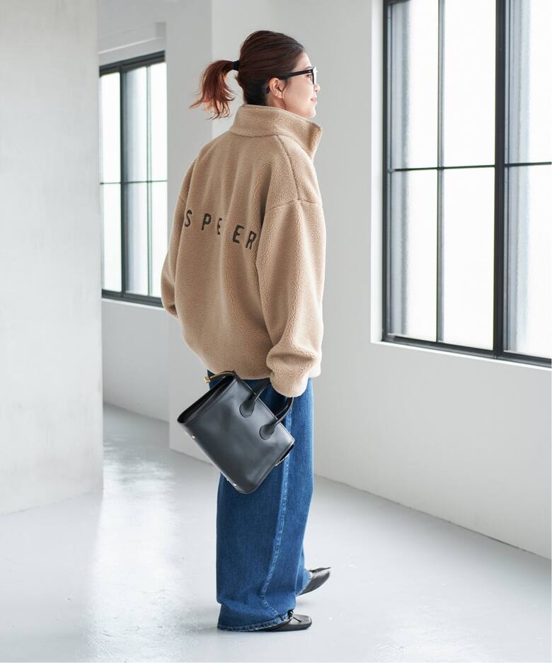 WEB限定》バックロゴボアブルゾン（ボア・フリース）｜Spick and Span 