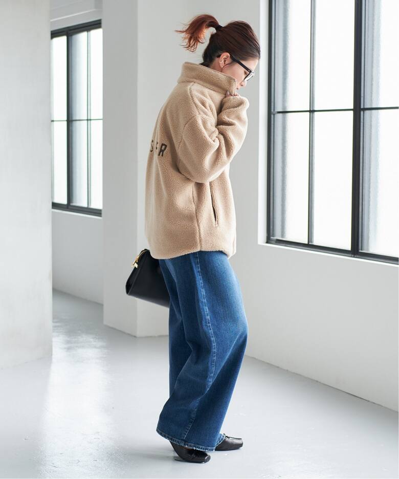 WEB限定》バックロゴボアブルゾン（ボア・フリース）｜Spick and Span 
