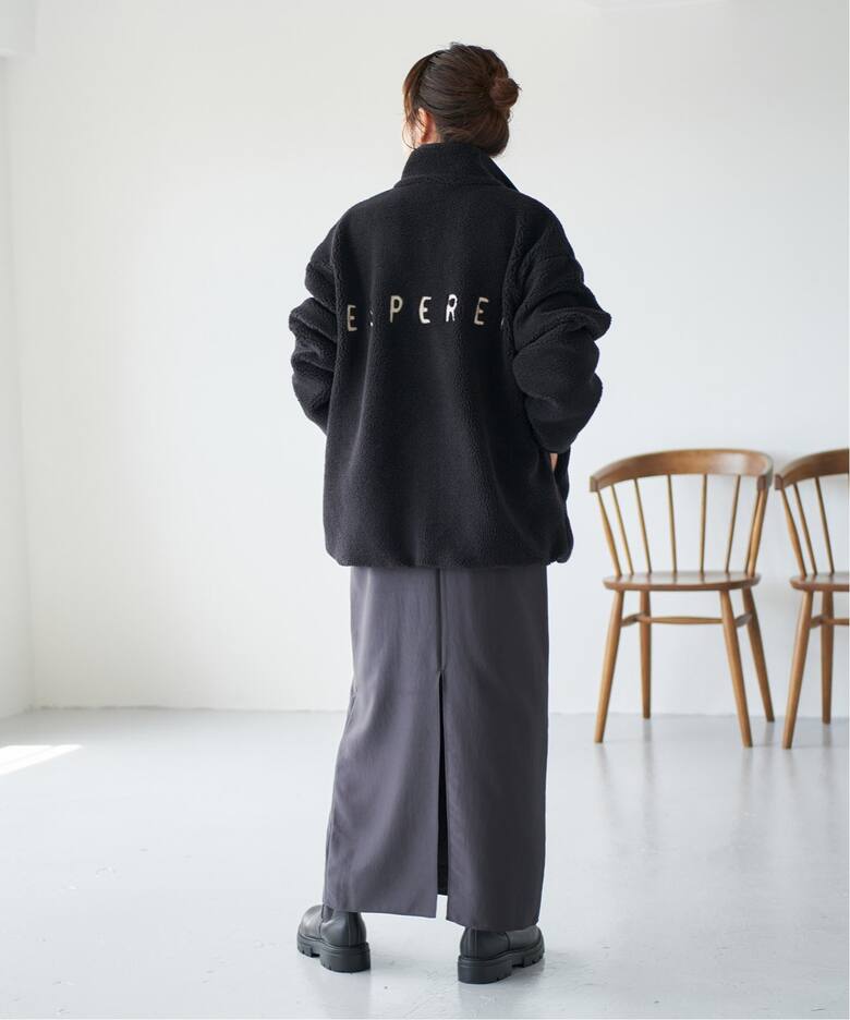 追加》バックロゴボアブルゾン（ボア・フリース）｜Spick and Span 