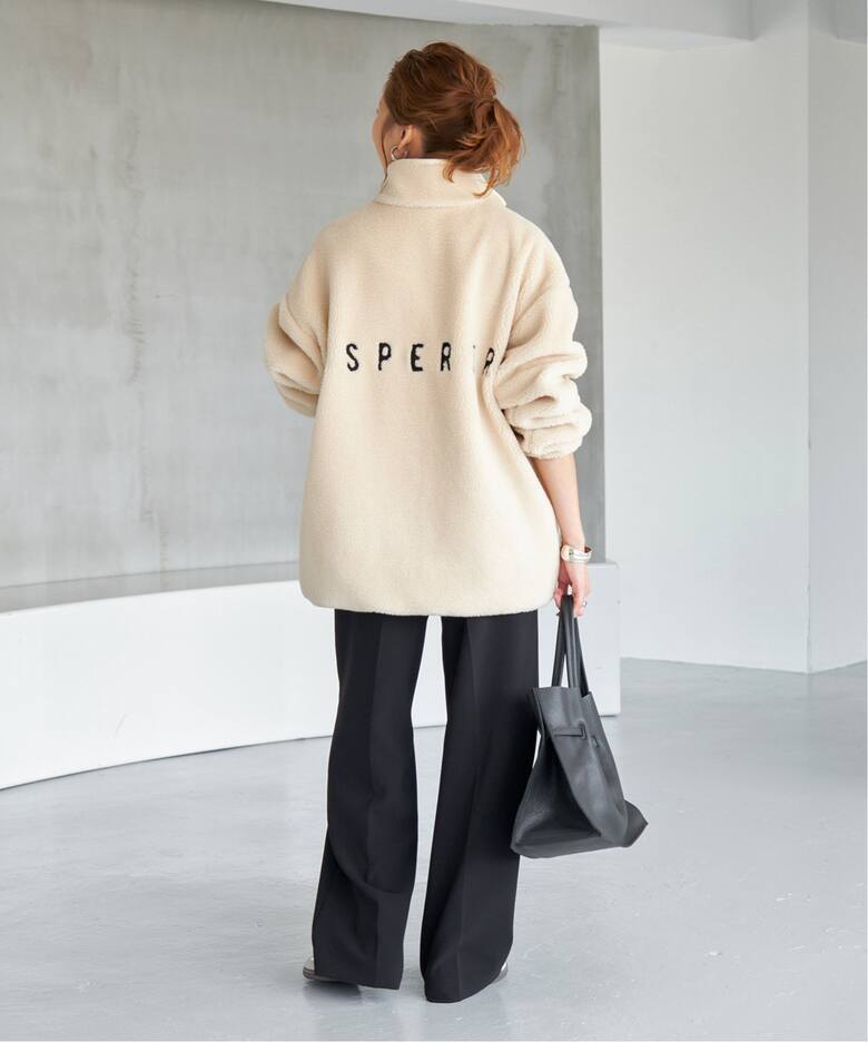 追加》バックロゴボアブルゾン（ボア・フリース）｜Spick and Span 