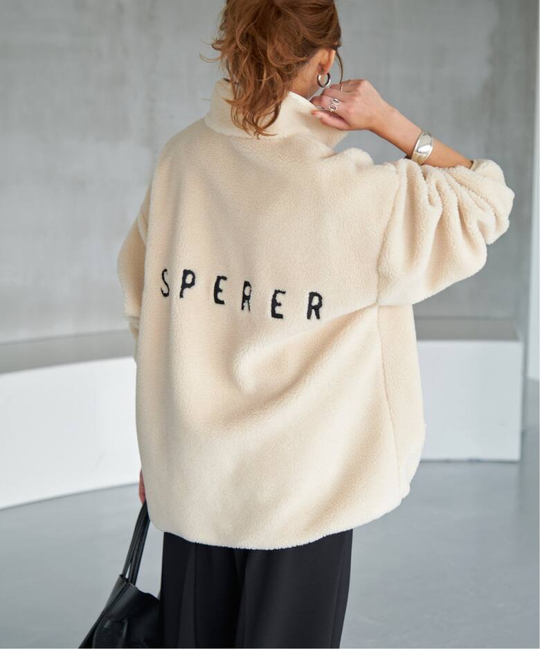 追加》バックロゴボアブルゾン（ボア・フリース）｜Spick and Span 