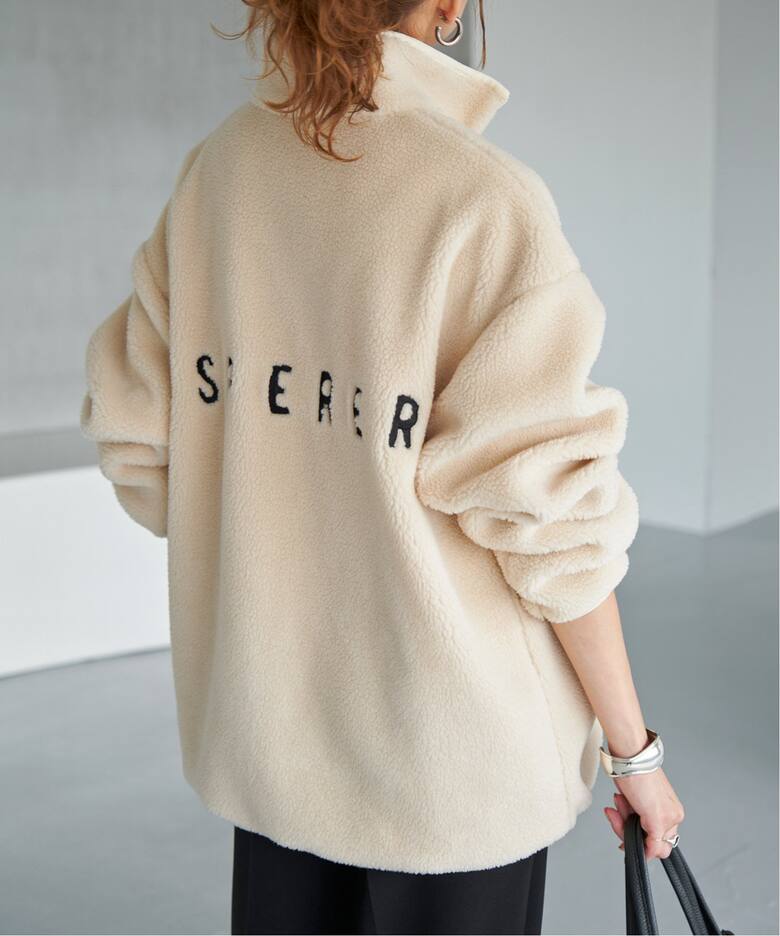 追加》バックロゴボアブルゾン（ボア・フリース）｜Spick and Span  