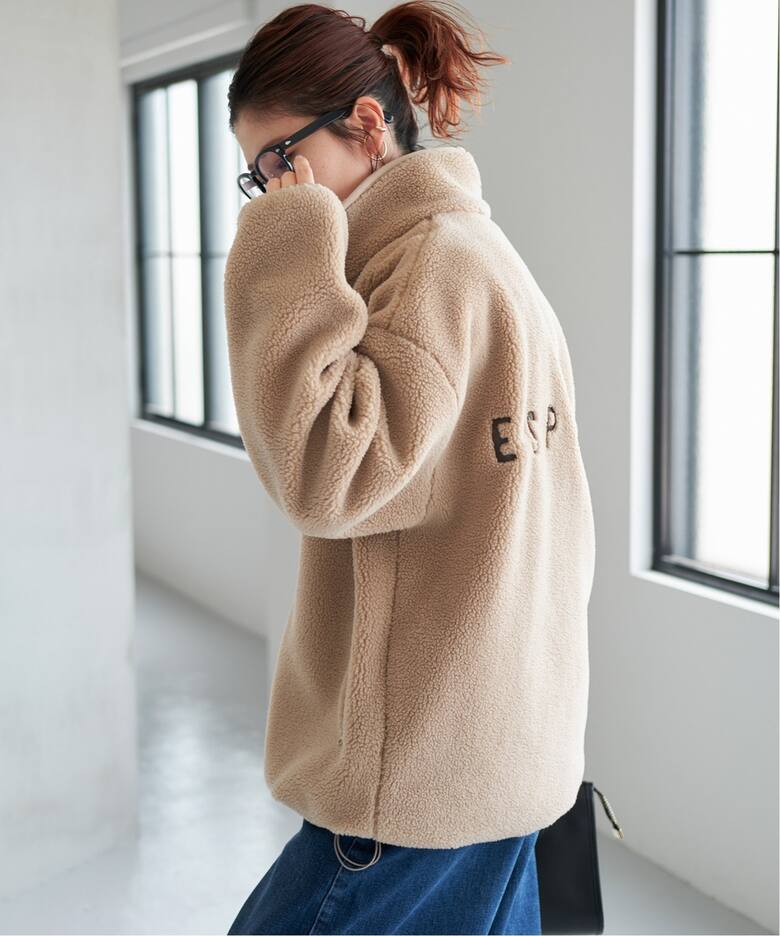 追加》バックロゴボアブルゾン（ボア・フリース）｜Spick and Span  