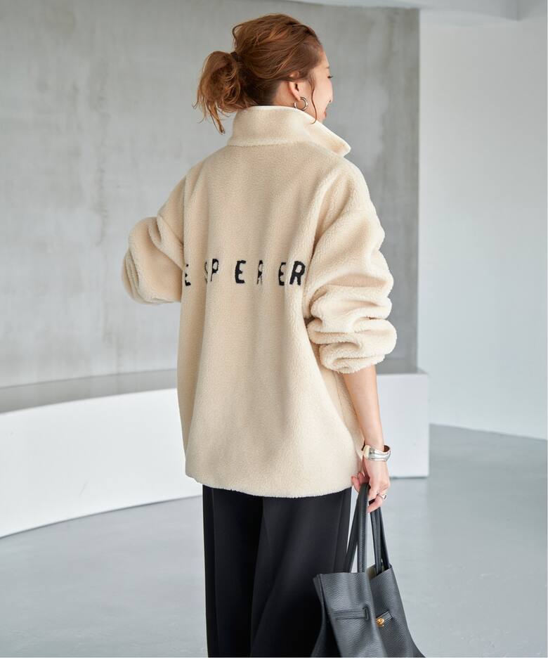 追加》バックロゴボアブルゾン（ボア・フリース）｜Spick and Span 