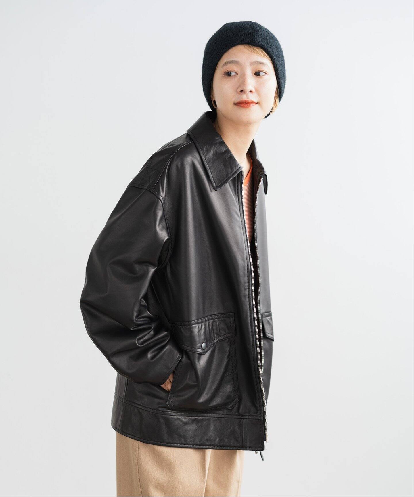 LOT/SMPL-007 LEATHER G-1（レザージャケット）｜Spick and Span 
