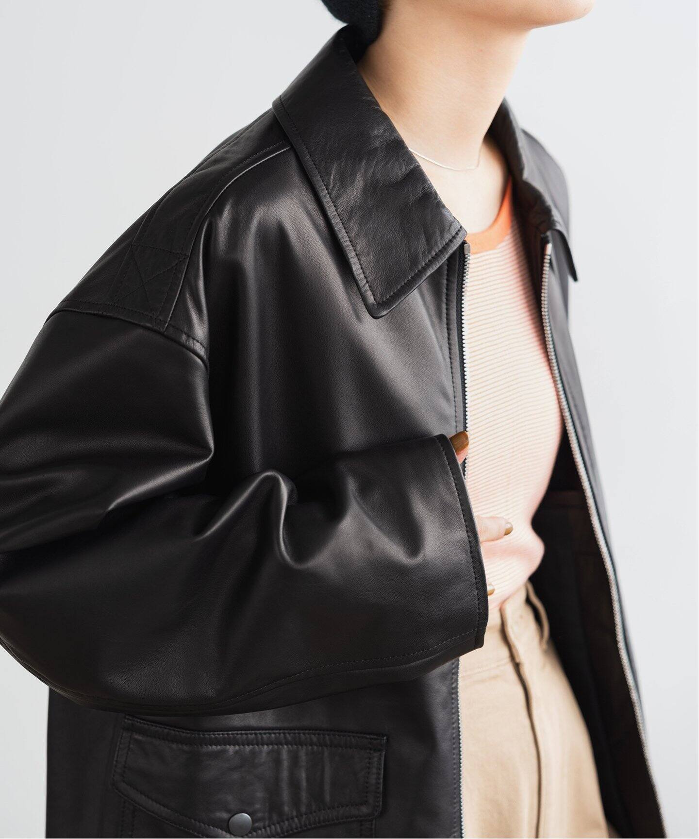 LOT/SMPL-007 LEATHER G-1（レザージャケット）｜Spick and Span 