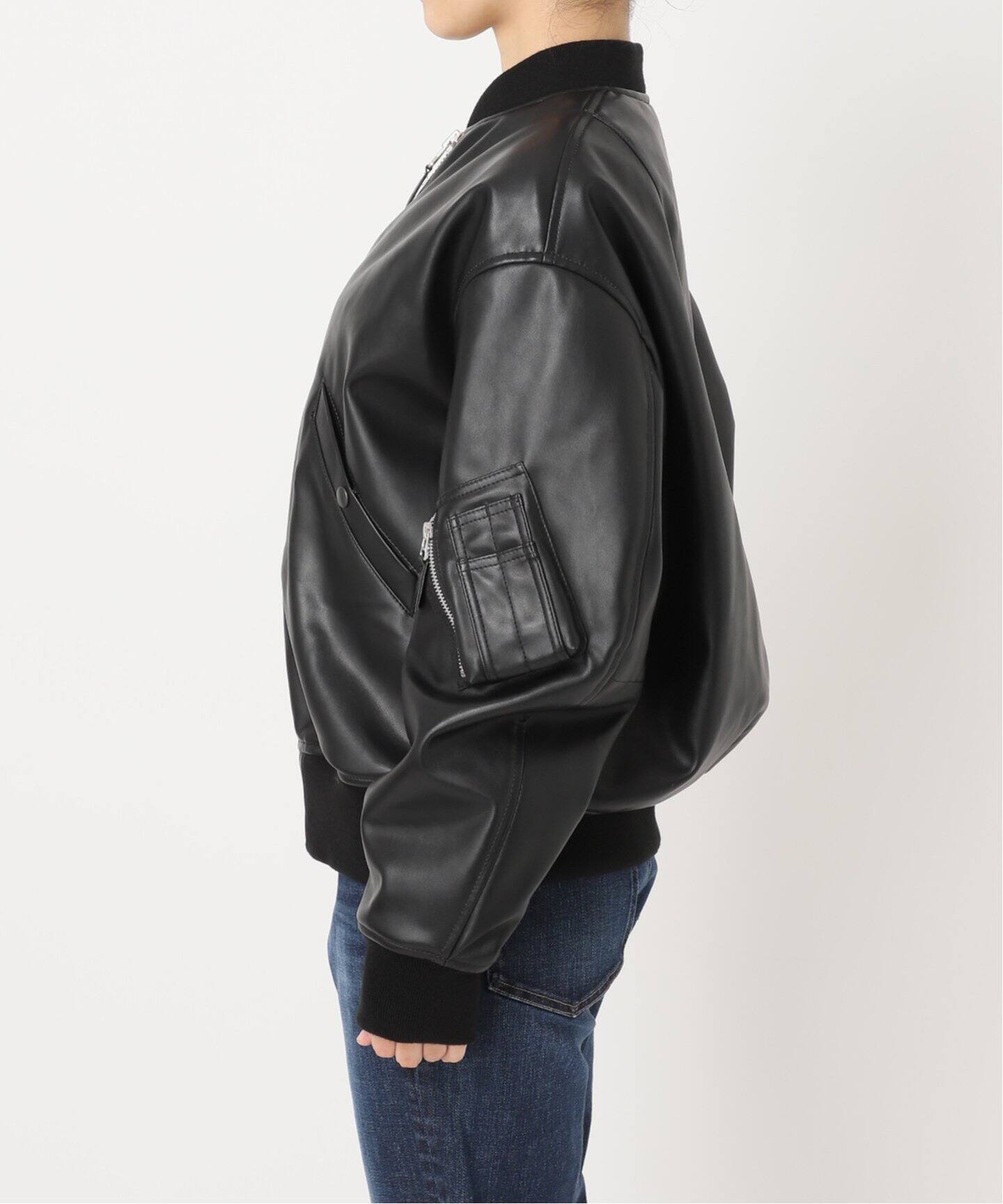 LOT/SMPL-012 MA-1（レザージャケット）｜Spick and Span（スピック  