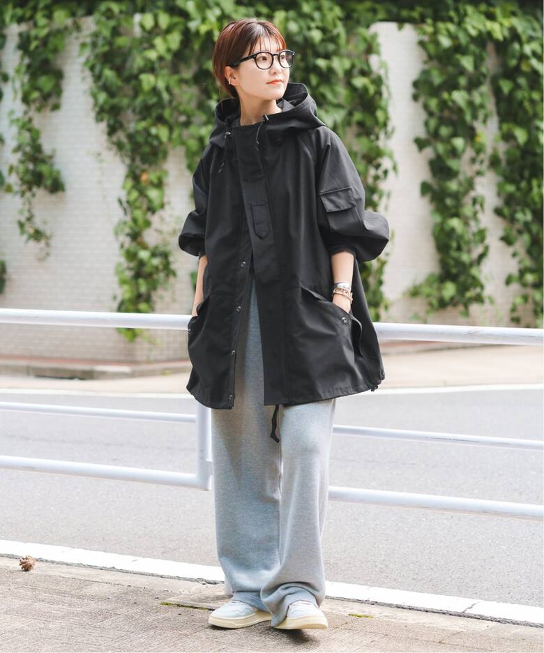 WEB限定追加》撥水T/Cクロスアーミーブルゾン（マウンテンパーカー  