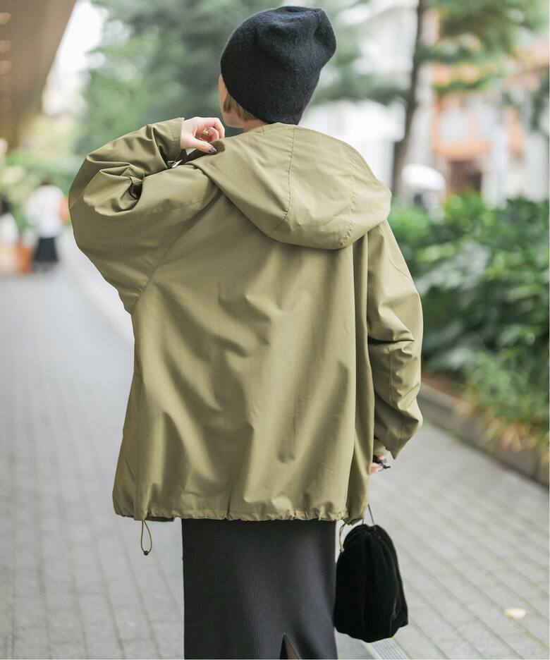 WEB限定追加》撥水T/Cクロスアーミーブルゾン（マウンテンパーカー  