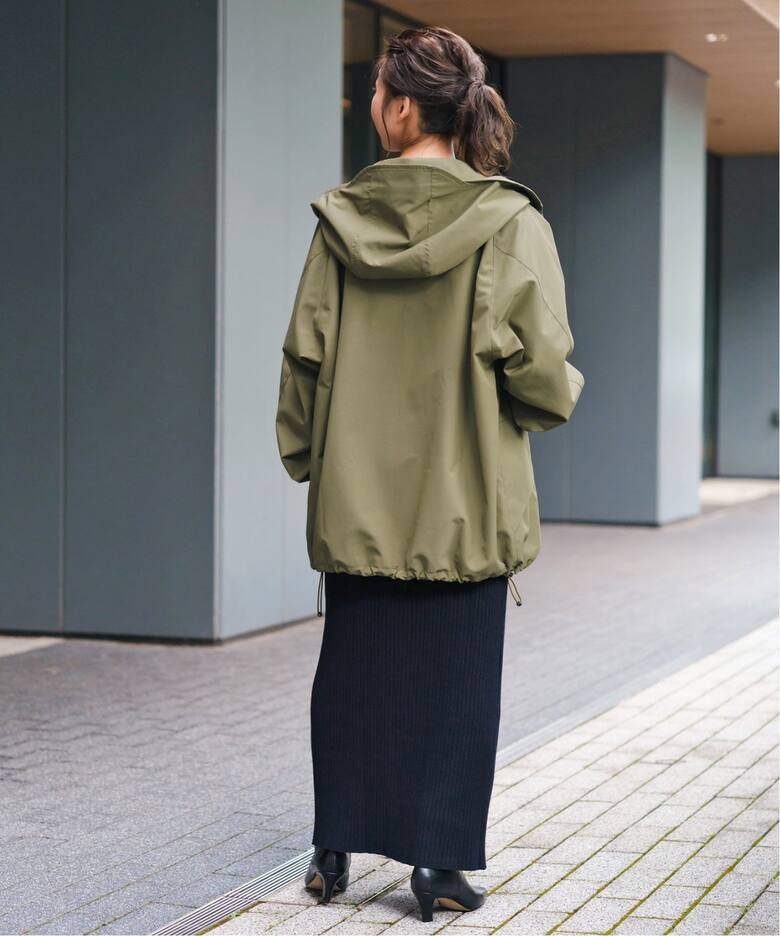 WEB限定追加》撥水T/Cクロスアーミーブルゾン（マウンテンパーカー  