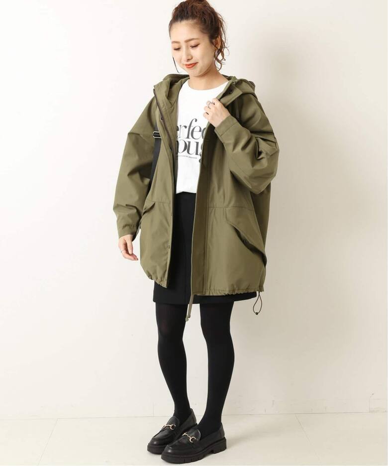 WEB限定追加》撥水T/Cクロスアーミーブルゾン（マウンテンパーカー  