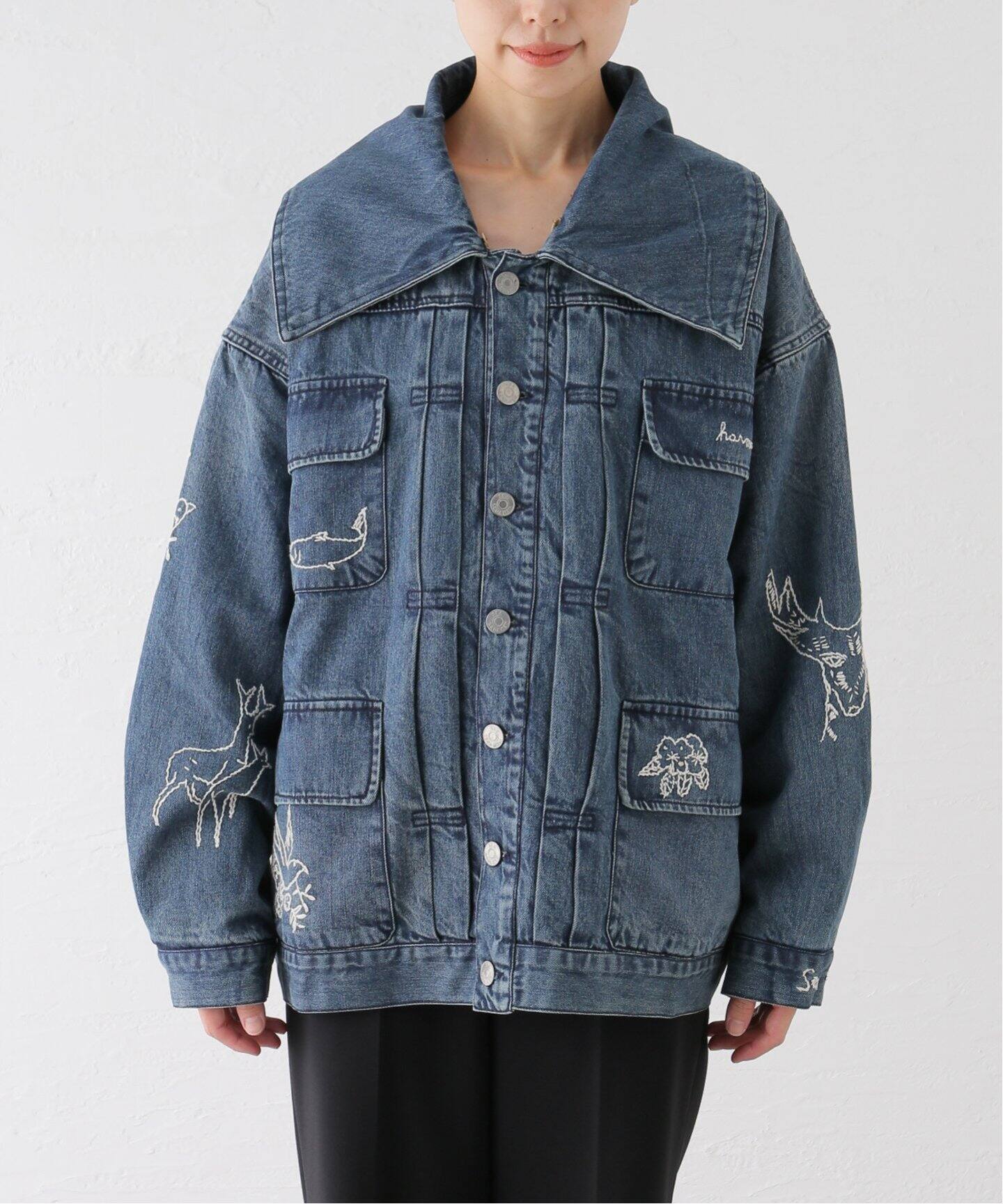 Sea New York/シー ニューヨーク】 AMARI DENIM JACKET W/ FAUX  