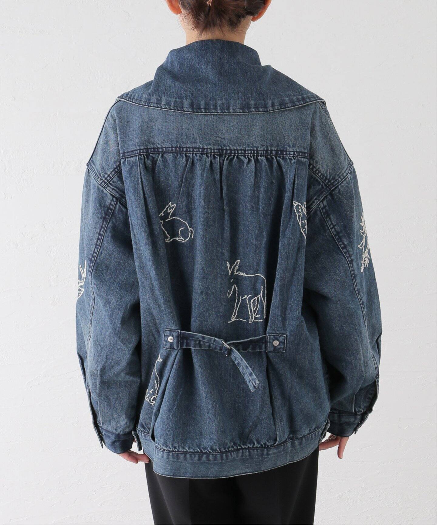 Sea New York/シー ニューヨーク】 AMARI DENIM JACKET W/ FAUX  