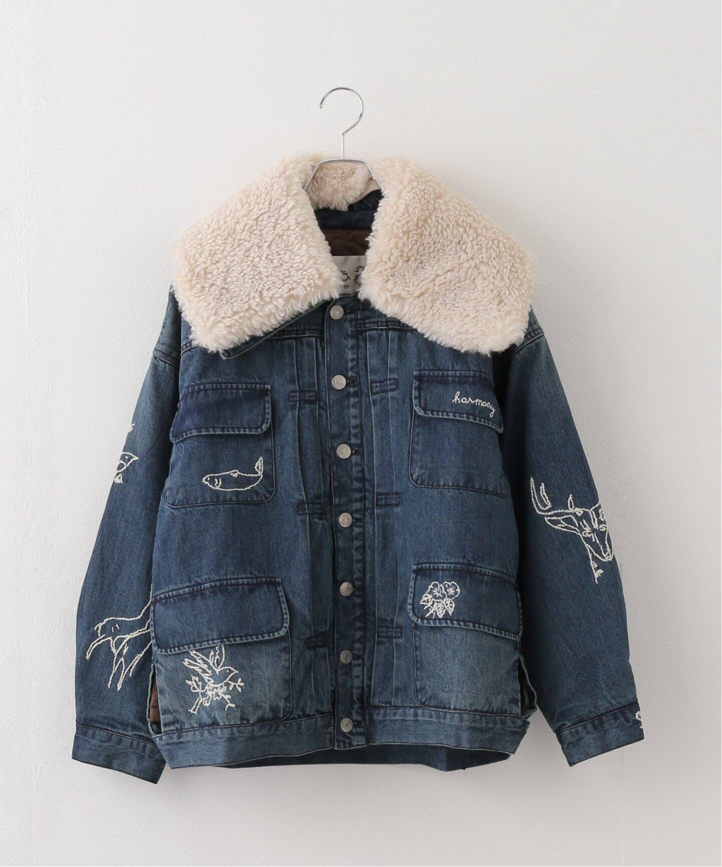 Sea New York/シー ニューヨーク】 AMARI DENIM JACKET W/ FAUX  