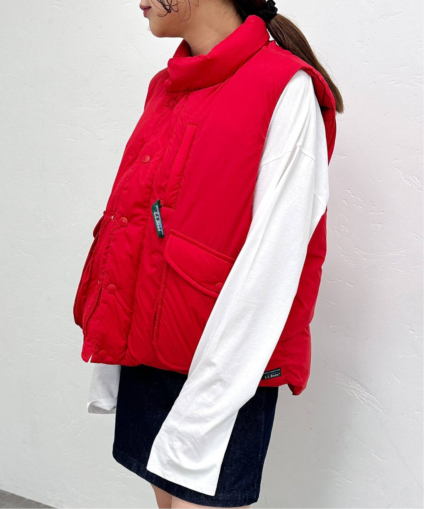 HELMUT LANG/フード付きダウンベスト（≪予約≫【L.L.Bean/エルエル  